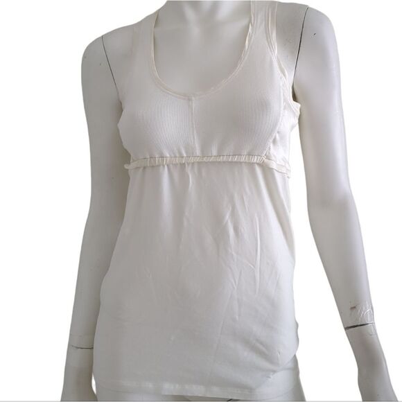BRUNELLO CUCINELLI Scoopneck Tank Silk Trim - Picture 10 of 10